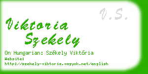 viktoria szekely business card